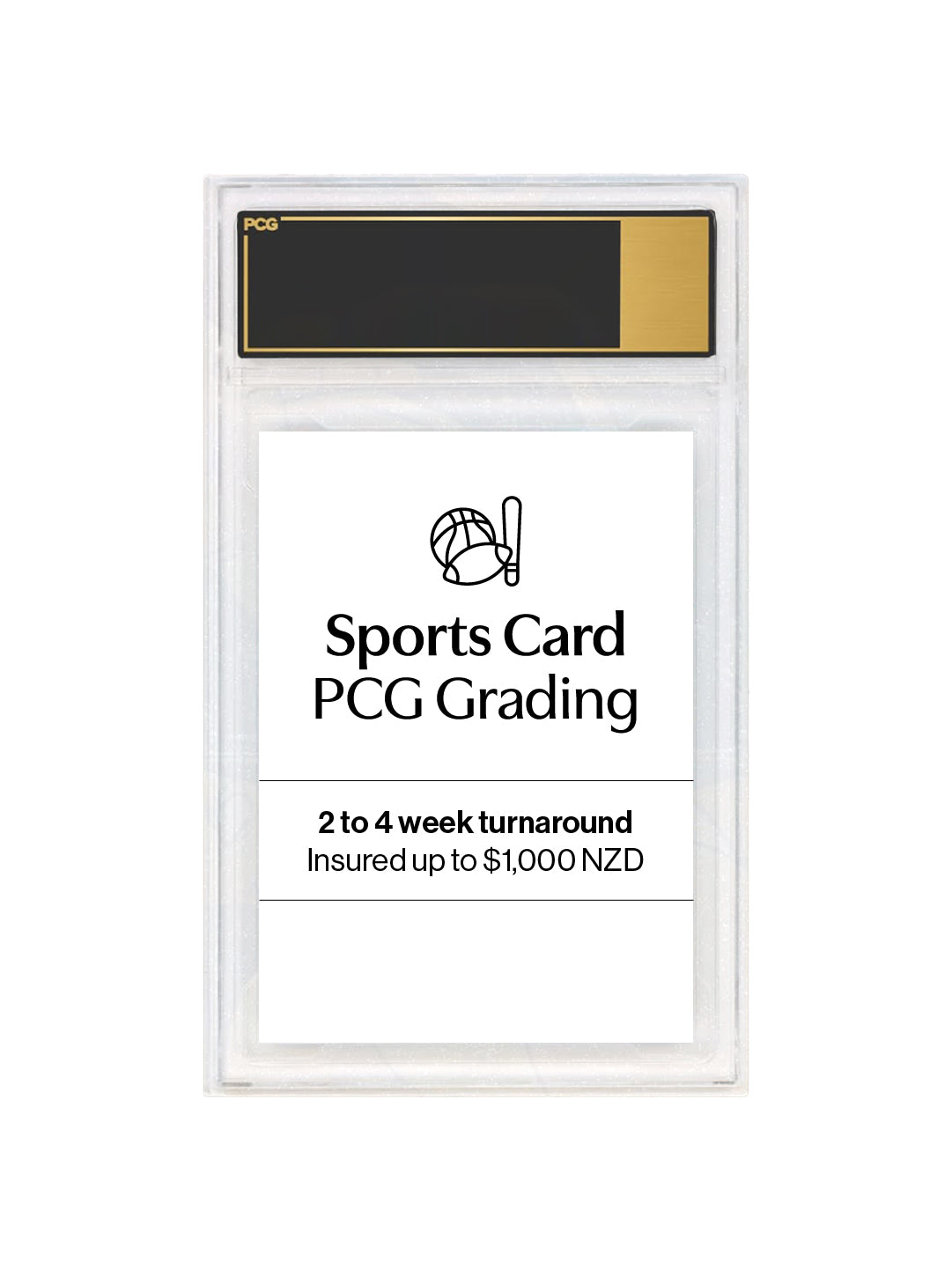 PCG Sports Slab – Card Grading